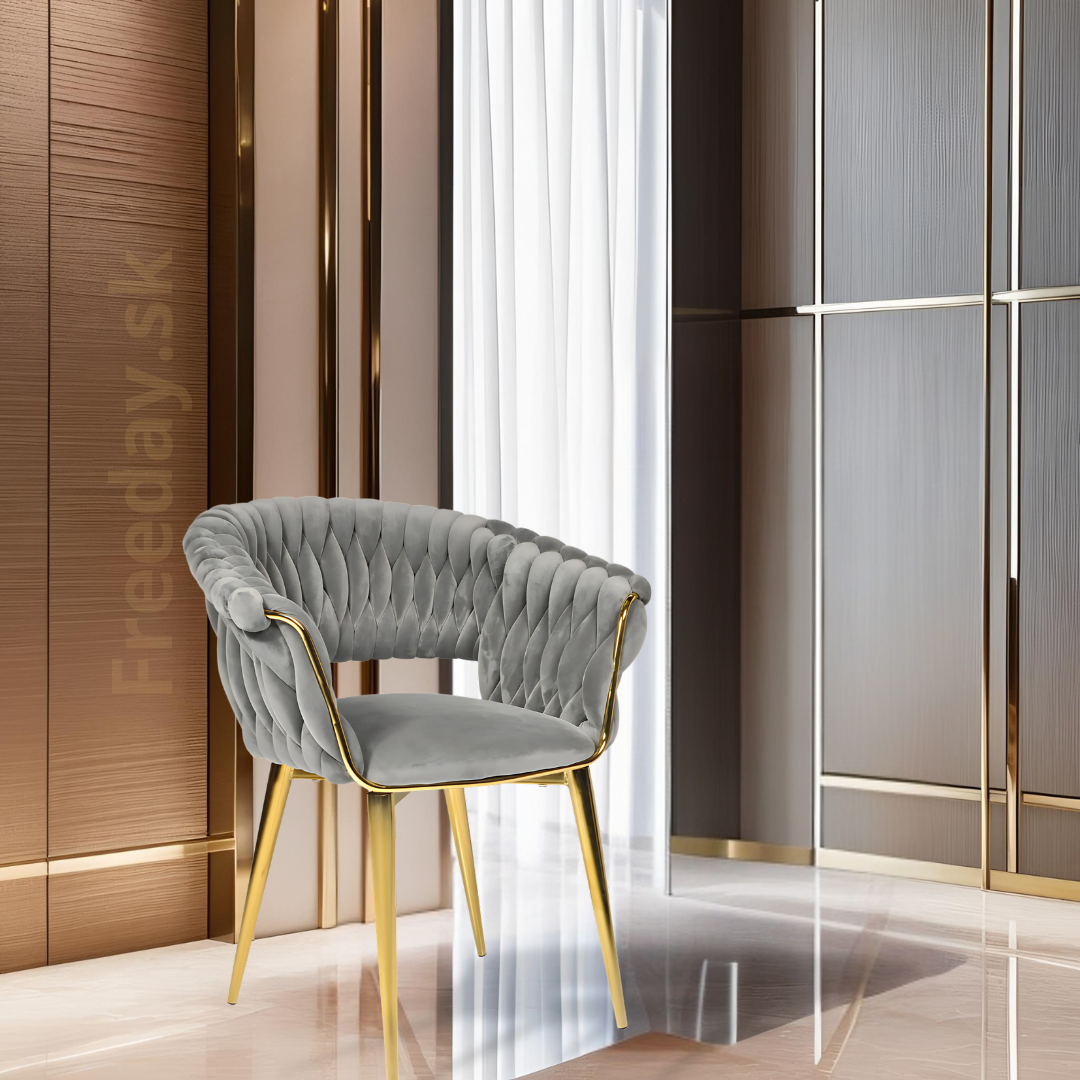moderne-kreslo-luxury-balloon-one-sede-a-zlate-nozicky-slovensko